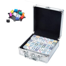 Shockproofed Toddler Dominoes Educational Logics Building Activity Toy Flecked