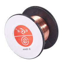 10 Pcs 0.1mm Diameter Copper Soldering Solder Enamelled Reel Wire