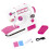 Interactive Kids Sewing Machine Toy Realistic Electric Operations Safe Pretend Play Pink 1