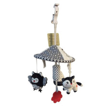 Soft Nursery Hanging Toy Detachable Sensory Doll Toy For 0+ Month Infant Baby pattern 7