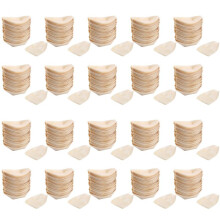 1000X Finger Food - Ciotole, Legno Biodegradabile "Barca" 11 cm x 6,5 cm