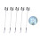 Precise HO Scale High Mast Light Model LED Lighted for Realistic No6 light cold white 1