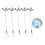 HO Scale High Mast Light Model with Realistic LED Lighting for Model No4 light cold white 1
