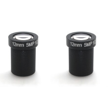 2X Obiettivo per Videocamera Un Scheda Singola Obiettivo per Videocamera di Rete Da 12 mm 5 MP HD Obiettivo
