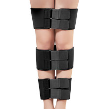 Invisible Postures Corrector Leg Brace Adjustable Compression Support For XO Leg Black L