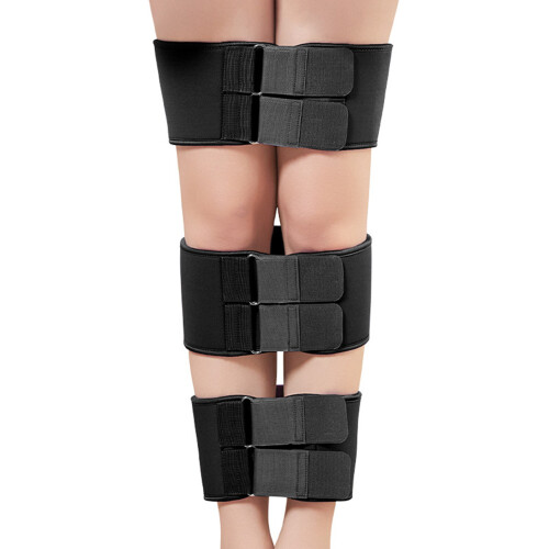 Invisible Postures Corrector Leg Brace Adjustable Compression Support For XO Leg Black L