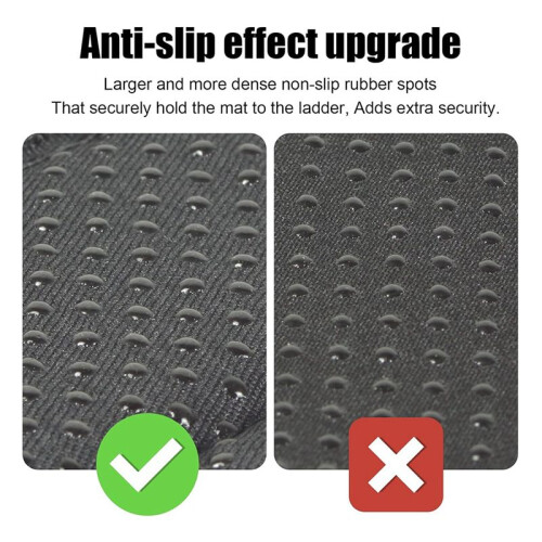 4 Pcs Bunk Bed Ladder Pads,with 8 Adjustable Hook & Loop Straps,Bunk Bed Ladder Cover,Ladder Step Pads Loft Bed 2