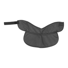 Breathable Polyester Neck Guard for Ice Hockey and Short Track Black Adult version