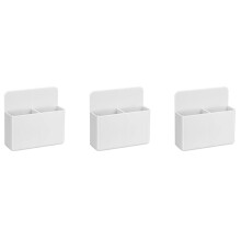 3X Magnetic Dry Erase  Holder, Pen and Eraser Holder for Whiteboard, Magnetic Pencil Cup Storage Organizer