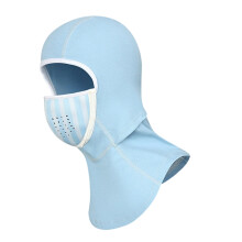 Washable Children Face Shield Full Coverage Design Easy Dry Fabric Face Mask Blue