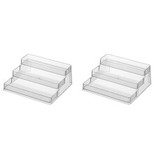 2X Kruidenrek Keuken Pantry Stap Plank Kast Organizer, Kruiden en Voedsel Keukenkast Pantry Plank Kruiden Organizer
