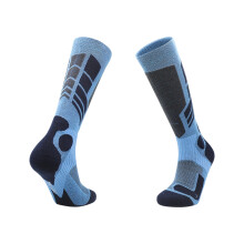 Cold Weather Outdoor Sock Thermal Retention Abrasion Resistant for medium. blue L