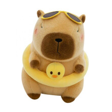 STARTIST Soft Capybara Plush Toy Simulation Cute Plush Capybara Doll Car Decorative Capybara Plush Doll Hugging Gifts for Girls Adults Brown 23cm