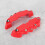 Red ABS Car Disc Brake Caliper Guards 4