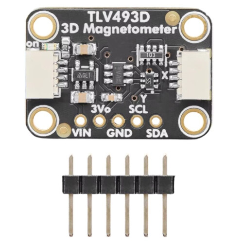 4366 TLV493D Triple-Axis Magnetometer Sensor Module STEMMA QT Qwiic I2C 3D Magnetic Field Detection for  ESP32