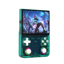 R36 Ultra X Retro Handheld Game Console 4.5-Inch IPS Screen Open Source Pocket Player 2.4G WiFi PSP Game Console Green