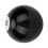 Round 8 Ball Gear Shift Knob Black 1