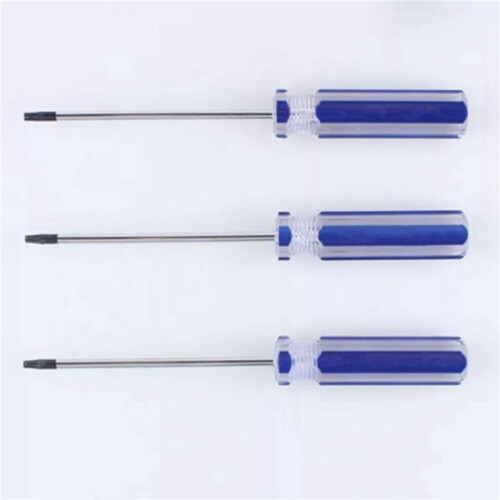 6x T8/T9/T10 Tamper Proof Screwdriver Security Torx Driver Disassembly for  Ps3 1