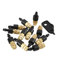 12 Set Koperen Verstelbare Sproeikop Spray Verneveling Koper Capillaire Effect Take 47 in Fabriek Irrigatie Druppelaars Sprinklers Emitter