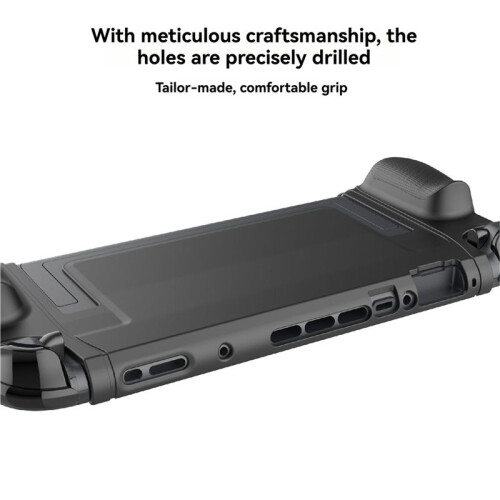 2 Sets TPU Protective Case for   2 Handheld Gaming Console Cover with Integrated Stand 1