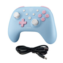 Aolion för Gamepad 3-Läges Somatosensorisk Vibration Godisfärgat Handtag Blå