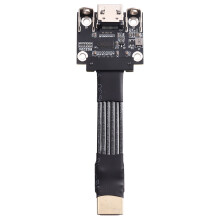 ADT 24P HD 2.1 Typ AA Stecker auf Buchse Flaches, Dünnes Videoverlängerungskabel, Antennen-FPV HD 2.1 Flexibles Flachbandkabel FFC 5 cm