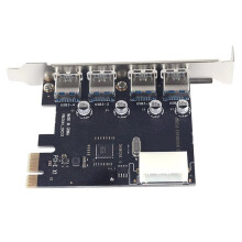 PCIE Riser Expansion Card 4  PCI Express USB 3.0 High-Speed Interface Extension Protection Card Computer Notebook