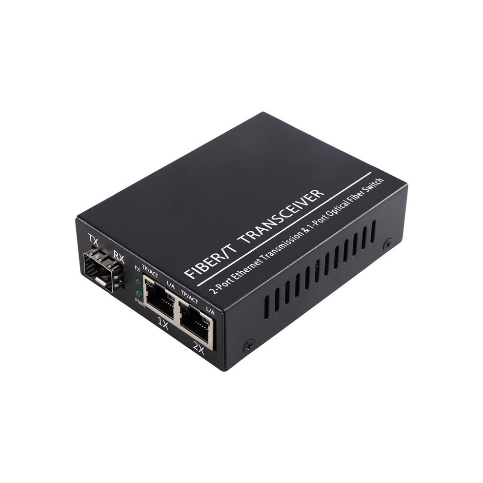 Photos - Vitamins & Minerals Gigabit Fiber Media Converter 1SFP2E Fiber Ethernet Fiber Optic Gigabit Multi-Mode Fiber Ethernet Media Converter