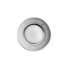RF4 0.5X WD165 Barlow Lens Microscope Auxiliary Objective Lens for Zoom Microscope and Camera Imaging Enhancement