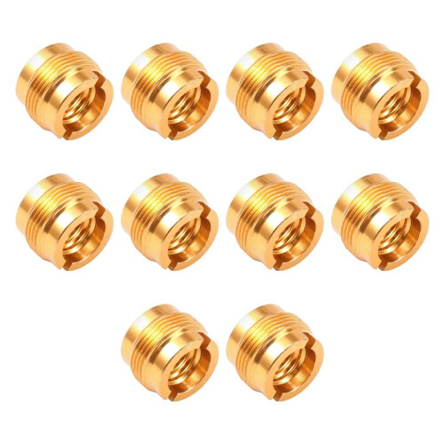 10Pcs Microphone Stand Adapter Microphone Thread Adapter 5/8" to 3/8" Screw