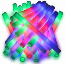 Light Foam Sticks, 15pcs Led Foam Sticks, Light Foams Stick, Multicolor Glow Party Supplies, Bar Cheering Props