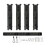 Boot Hengelrekhouder Draagbare Spinpaal Buismontagebeugel Socket Rack Accessoires Zwart 1