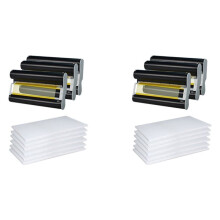2sets Compatibel met Selphy CP1300 Inkt- en Papierset