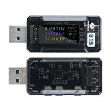IPS HD-Scherm USB-Tester Voltmeter Ampèremeter TYPE-C PD/QC2.0/QC3.0 Snelle Laaddetectie Spanning Stroom Capaciteitstester B