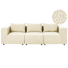 Modular Sofa 3 Seater AXEBO Off-White Boucle