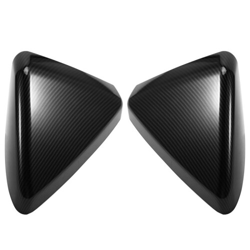 Rearview Mirror Shell Rearview Mirror Cover Reflector Shell Carbon Fiber Pattern Rearview Mirror for