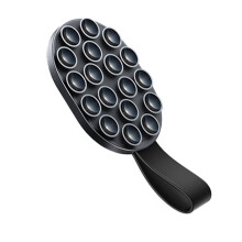 Support de Téléphone avec Ventouse en Silicone pour Miroir et Douche - Support Renforcé pour Salle de Bain, Voiture ou Bureau