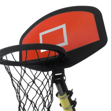 Trampoline Basketball Hoop, Basketball Hoop for Trampoline with  and Pump, for Straight and Curved Pole Trampoline