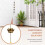 Rain Chains - Lotus Rain Chain Set, Powder Coated Rust-Resistant Rainchains, Includes Rain Chain Gutter Adapter 5