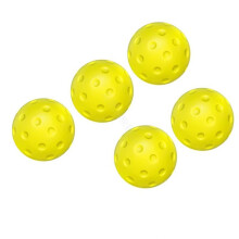 5Pcs Box Quiet Foam Pickleballs Perfect for Indoor Outdoor Practice Training PU Foam Material Reduced Noise 2 Colors A
