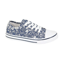 (6 UK, Blue) Rdek Womens/Ladies Floral Canvas Pumps