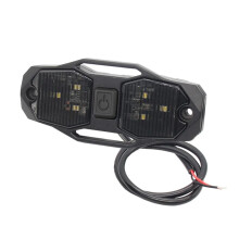 White UTV Dome Light Roll Bar Mount LED Roll Cage Utility Light W/ for for RZR for UTV 4WD for