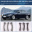 Door Pull Handle Set Replacement for  3 Series E90 E91 E92 316 318 320 325 328i 2004-2012 RHD Gray 3