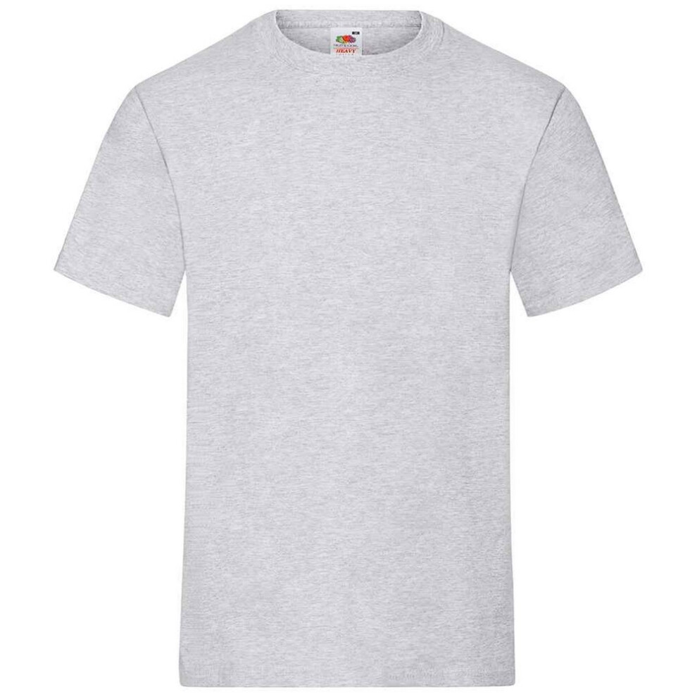 Fruit Of The Loom (M, Grey) Unisex Adult Heather Heavy T-Shirt