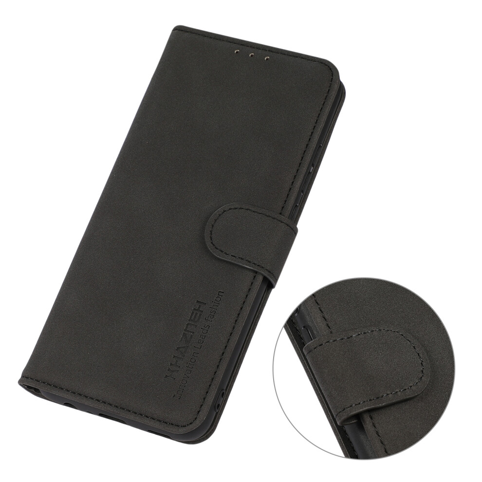 (Black) Khazneh For Xiaomi Poco M8 5G / Redmi Note 15 5G (Global) Case Pu Leather Wallet Stand Phone Cover Black 6914290760190