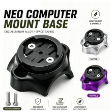 Soporte para Ciclocomputador para Bicicleta Plegable Neo, Soporte de Tapa Superior de Potencia de Doble Tornillo para Cronómetro para