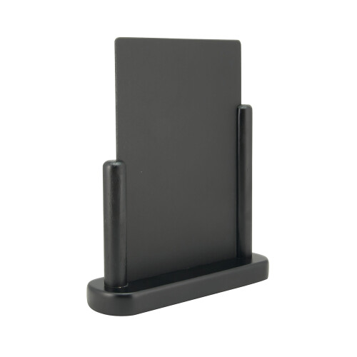 Deflecto Double Sided Small Countertop Chalkboard Information Display Black TCB-SM-BLK 2