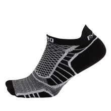 Thorlo Experia ProLite No-Show Tab Socks, Black/White