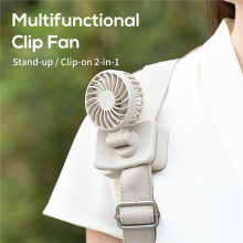 Ventilador Multifuncional con Clip para Sombrilla: Ventilador Portátil Recargable por USB para Exteriores y Transmisiones en Vivo, Color