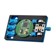 Dispositivo di Riparazione Multifunzionale A Doppia Pinza per La Riparazione di Telefoni, Supporto per PCB A Doppio Strato Irregolare, Strumento di